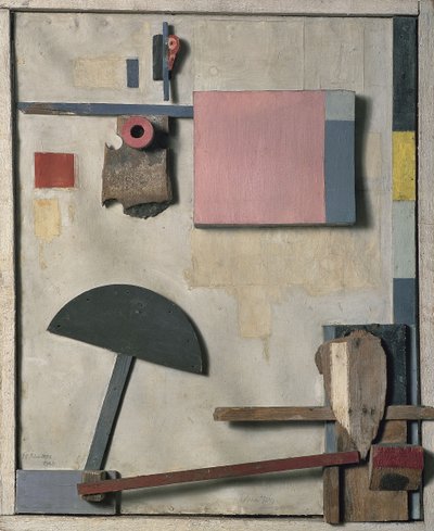 Merzbild Kijkduin, 1923 by Kurt Schwitters