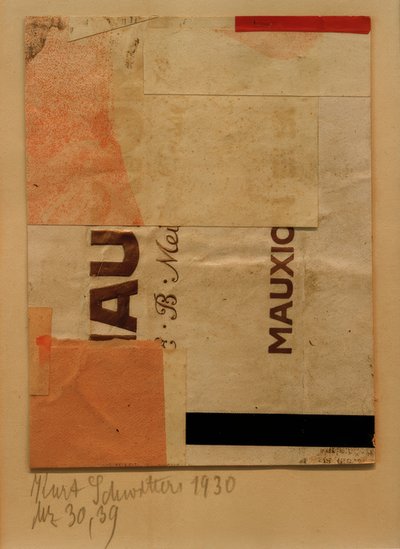 Mz30,39 by Kurt Schwitters