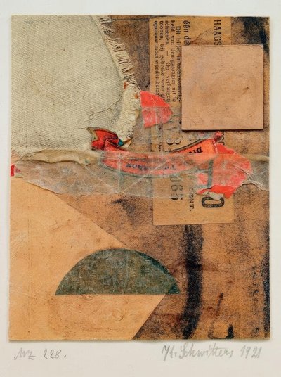 Mz 228 by Kurt Schwitters