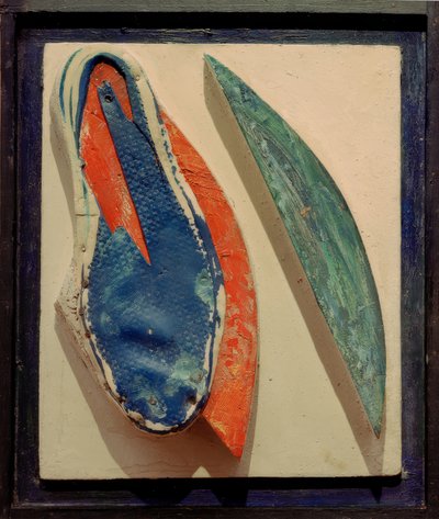 Untitled (Relief with Bathing Shoe) by Kurt Schwitters