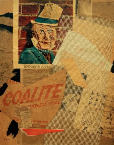 Untitled (W.C. Fields) by Kurt Schwitters
