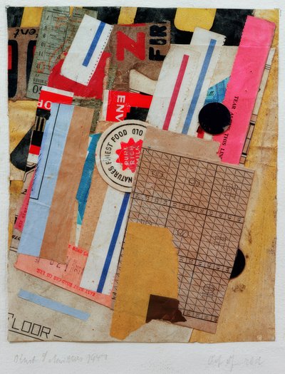 Out of Red by Kurt Schwitters