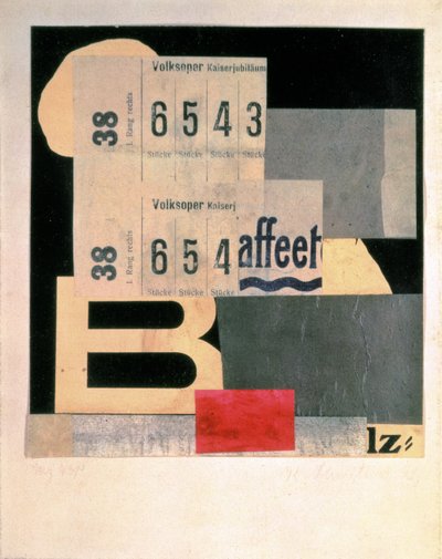 Unknown Image by Kurt Schwitters