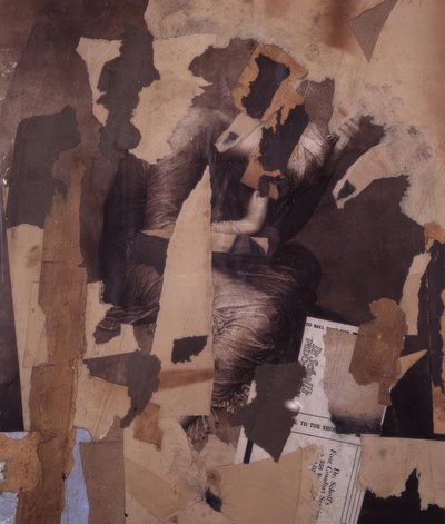 Untitled (Dr. Scholl) by Kurt Schwitters