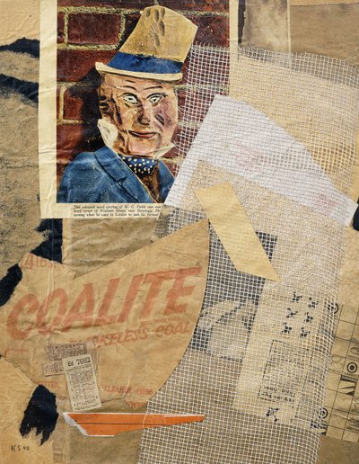 W.C. Fields by Kurt Schwitters