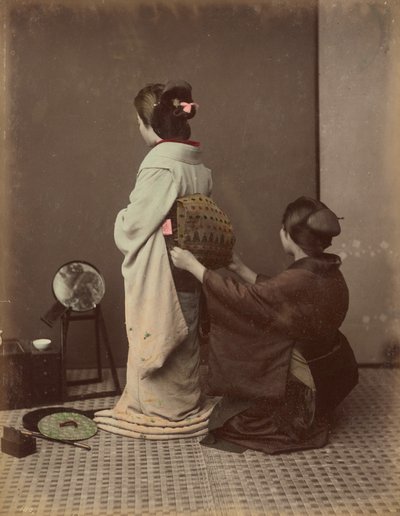 Dressing Obi by Kusakabe Kimbei