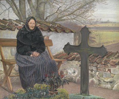 Churchyard at Fløng by Laurits Andersen Ring