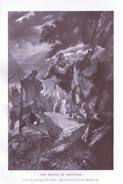 The Death of Siegfried by L. Leeke