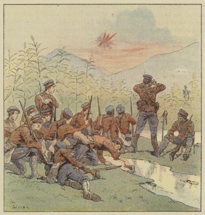 Japanese Infantry Hidden in the Gaolian by L. Malespine