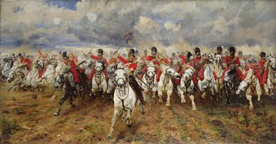 Scotland For Ever! 1881 by Lady Butler