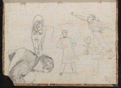 Studies of a Horse and Man by Lady Butler