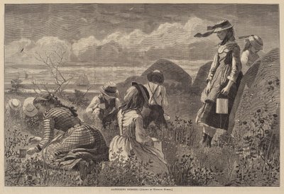 Gathering Berries by Lagarde after Winslow Homer