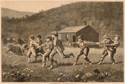 Snap-the-Whip by Lagarde after Winslow Homer