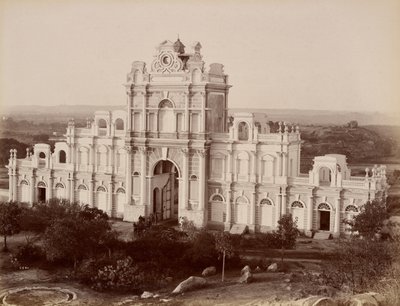 Gateway, Falaknuma Palace by Lala Deen Dayal