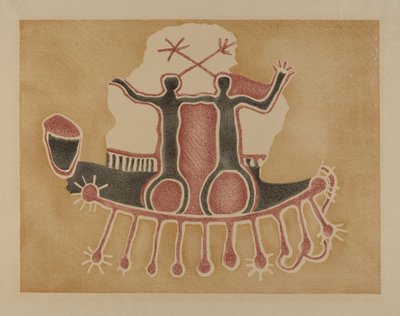 Petroglyph - Human Figures by Lala Eve Rivol