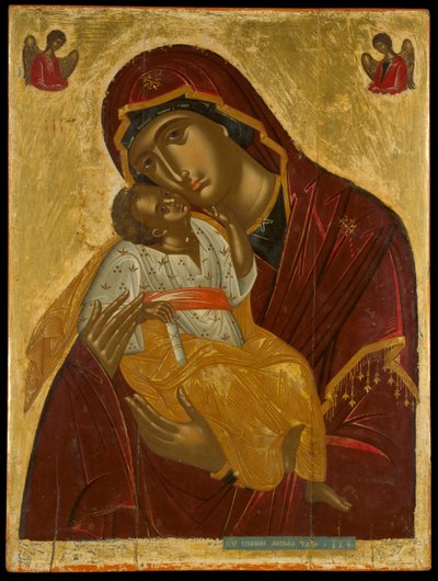 The Virgin of Tenderness by Lambardos Emmanuel