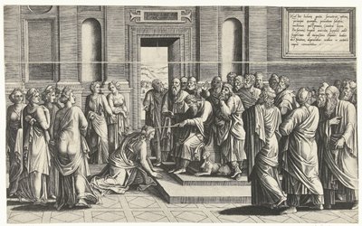 Esther before Ahasuerus by Lambert Lombard