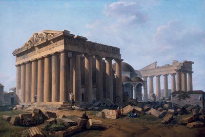 The Acropolis, Athens by Lancelot Théodore Turpin de Crissé de Crissé