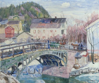 Løkke Bridge in Sandvika by Lars Jorde