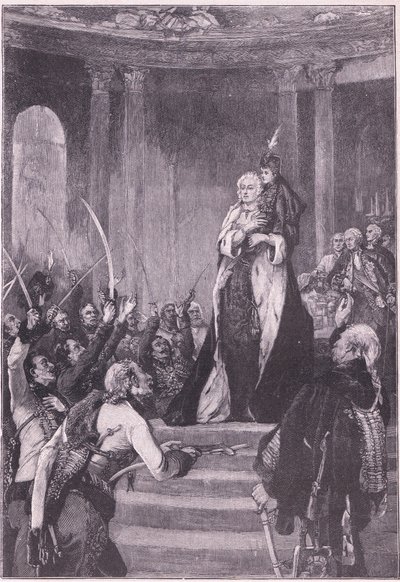 Maria Theresa and the Hungarian Parliament by Laslett John Pott