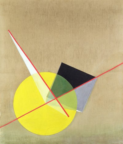 Yellow Circle by Laszlo Moholy Nagy