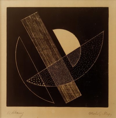 Untitled (Constructivist Composition) by Laszlo Moholy Nagy