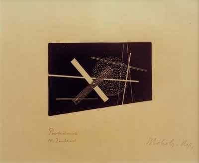 Untitled (Constructivist Composition) by Laszlo Moholy Nagy