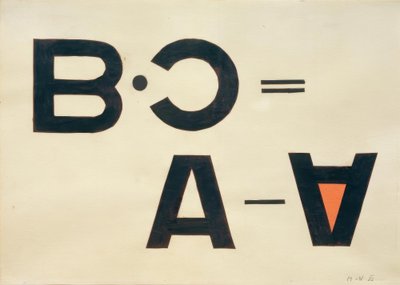 Untitled (Typo Collage) by Laszlo Moholy Nagy