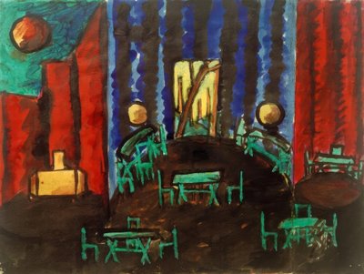 Hall with Two Niches by Laszlo Moholy Nagy