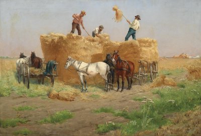 Hay Harvest by Laszlo Pataky