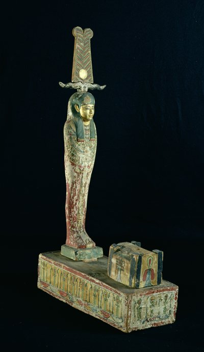 Funerary statuette of Ptah-Sokar-Osiris by Late Period Egyptian