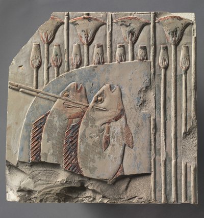 Spearing Fish by Late Period Egyptian