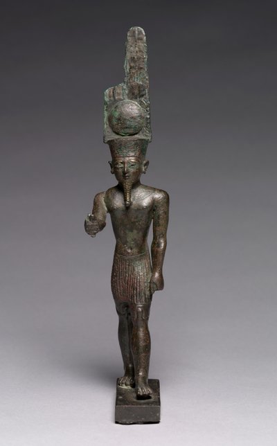 Statuette of Amen-Ra by Late Period Egyptian