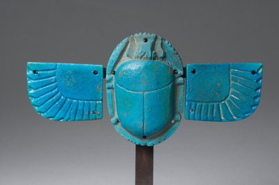 Winged scarab by Late Period Egyptian
