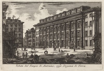 The Hadrianeum by Laura Piranesi after Giovanni Battista Piranesi