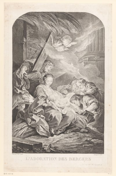Adoration of the Shepherds by Laurent Cars