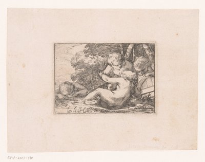 Bacchanal with Drunken Putti by Laurent de La Hire