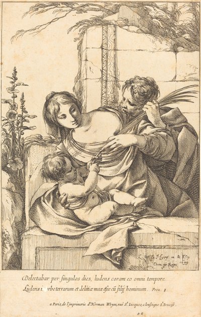 The Holy Family by Laurent de la Hyre