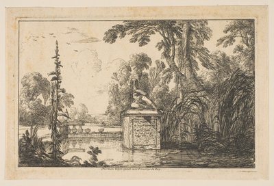 The Pond, 1640 by Laurent de la Hyre