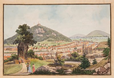 View of Karlsbad Karlovy Vary by Laurenz Janscha
