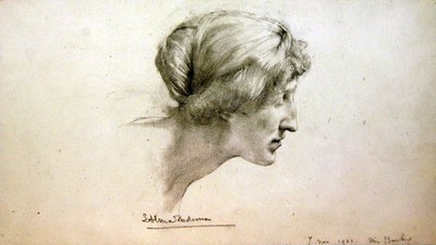 Portrait Study of Miss Barber by Lawrence Alma Tadema