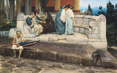 An Exedra by Lawrence Alma Tadema