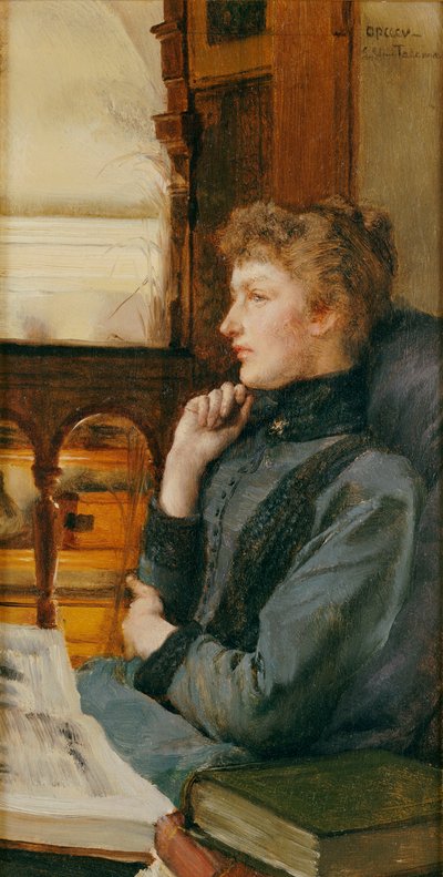 Far Away Thoughts, 1890 by Lawrence Alma Tadema