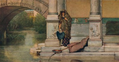 Fishing, 1875 by Lawrence Alma Tadema