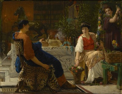 Preparations for the Festivities by Lawrence Alma Tadema