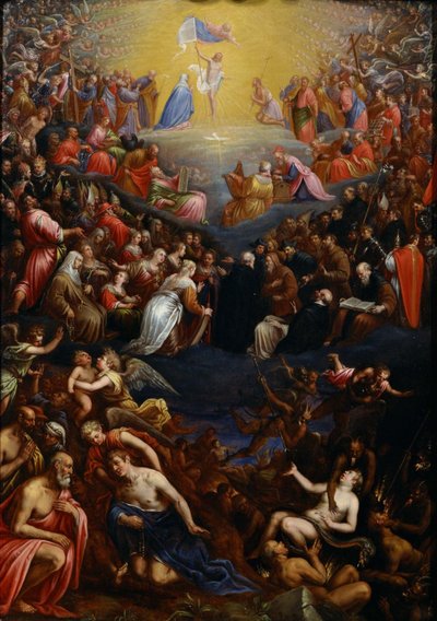 The Last Judgment by Leandro Bassano