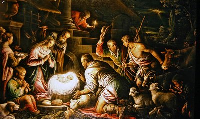 Adoration by Leandro da Ponte Bassano