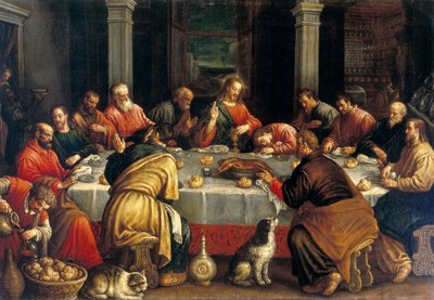 Last Supper by Leandro da Ponte Bassano