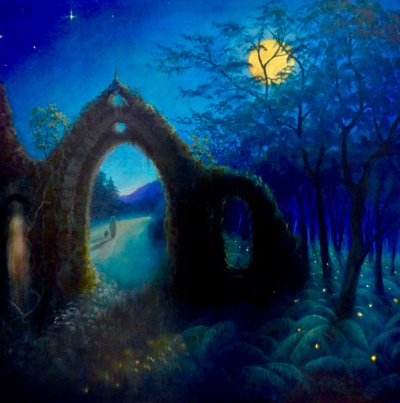 Lune Lupine, Wolf Moon by Lee Campbell