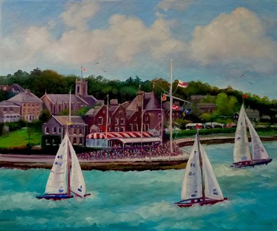 Royal Yacht Squadron by Lee Campbell